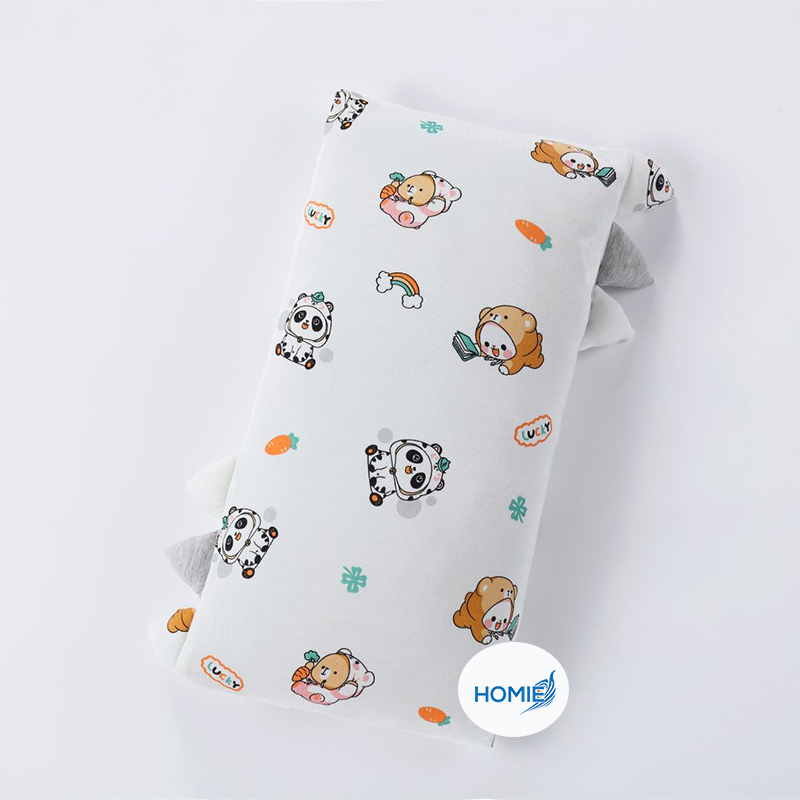 Homie Ultra Soft Organic Baby Bamboo Pillow 19 x 38cm (Pillow Case) *Choose Design at Booth